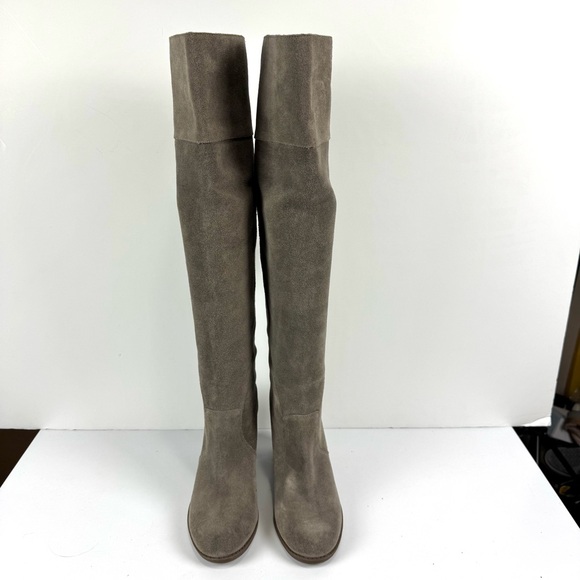 Dr. Scholl's Original Collection Lydia Knee High Boot Grey Brushed Nickel Sz 7.5 - Picture 4 of 9